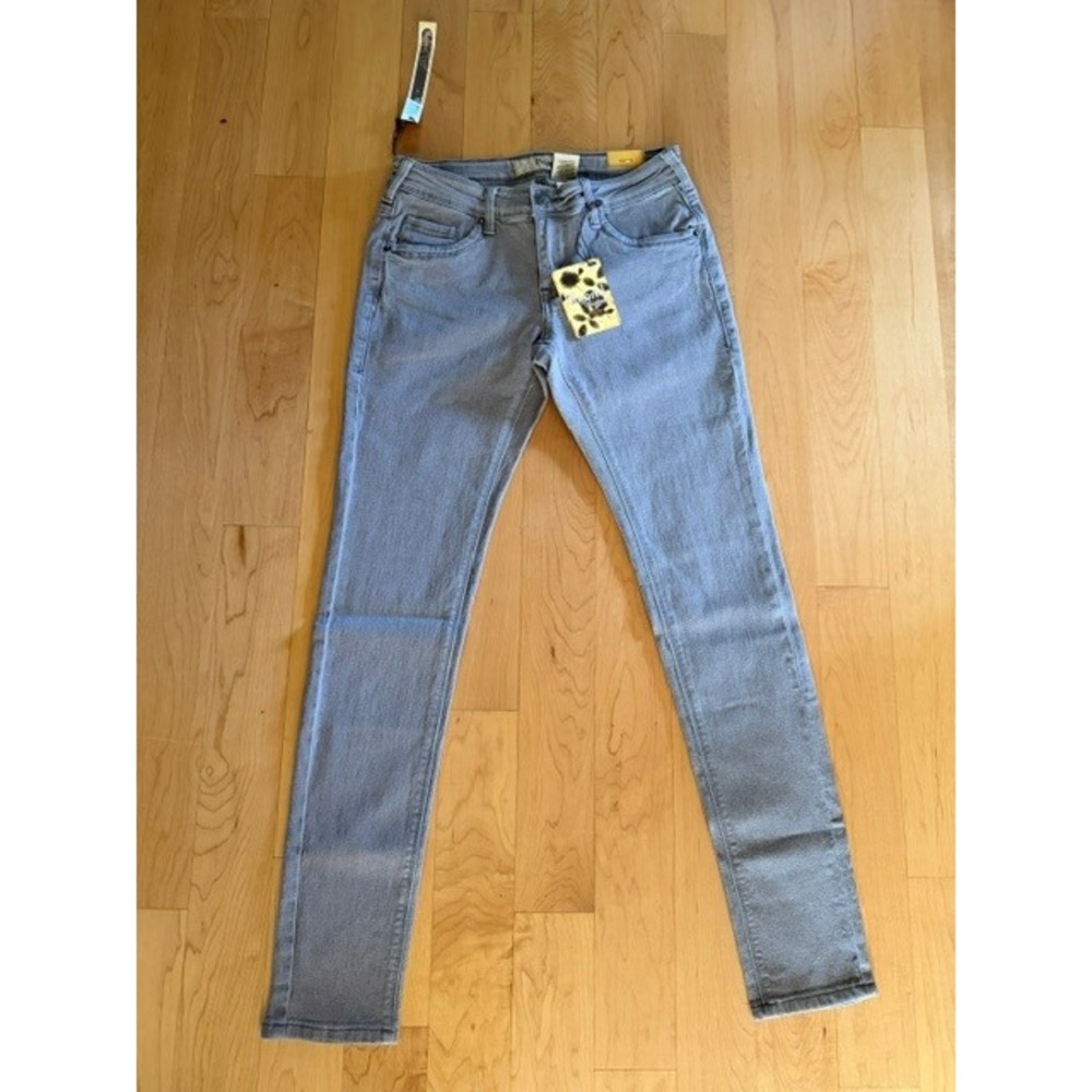Hybrid & Company Womens Gray Skinny Jeans Stretch Denim Size 5